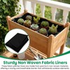 JDNOL 2PCS 160cm x 290cm Large Planter Liners for Wooden