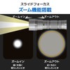 OHM Electric Flashlight Handy Light LED Waterproof LED Zoom Light