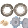 OUKANING 2 x Replacement Grinding Wheels for Grain Grinder, 8mm