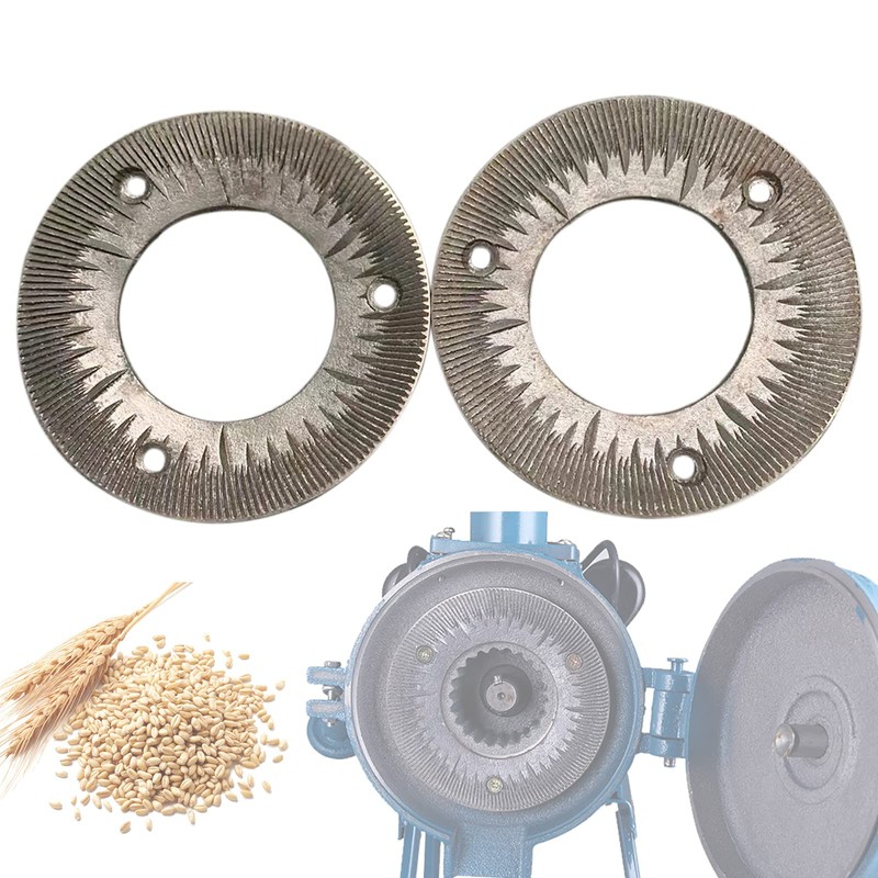 OUKANING 2 x Replacement Grinding Wheels for Grain Grinder, 8mm