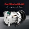 Air Conditioner AC Compressor with Clutch Compatible with Accent Rio