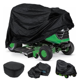 LP93647 Heavy Duty Riding Lawn Mower Cover for X300-X700 Series Mowers Tractor, 330D Polyester Oxford Fabric Waterproof & UV Protection Universal
