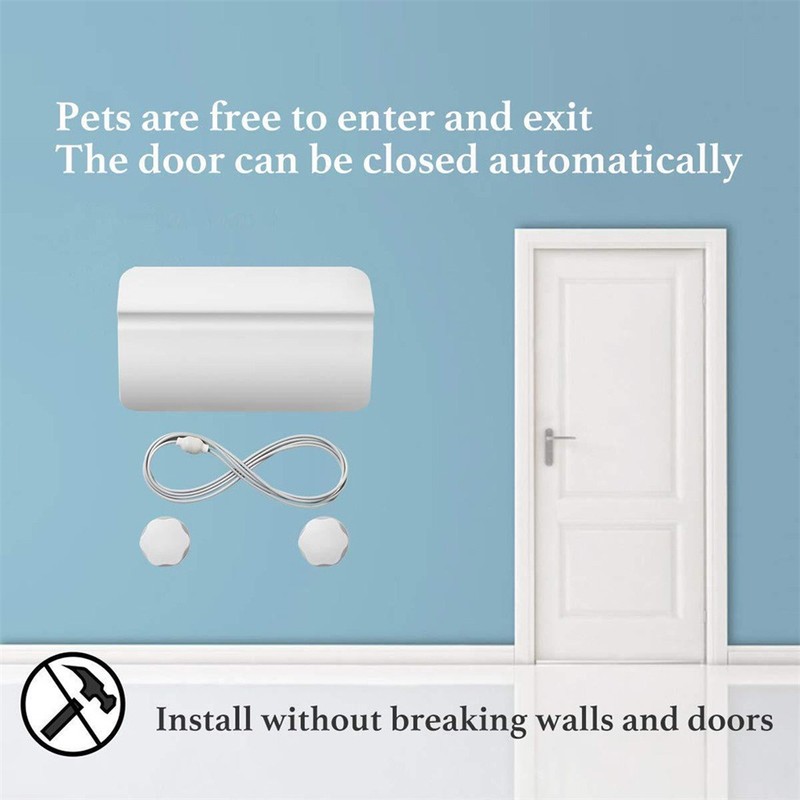 Pet Door Stopper Adjustable Door Strap Pet Gates Cat Door