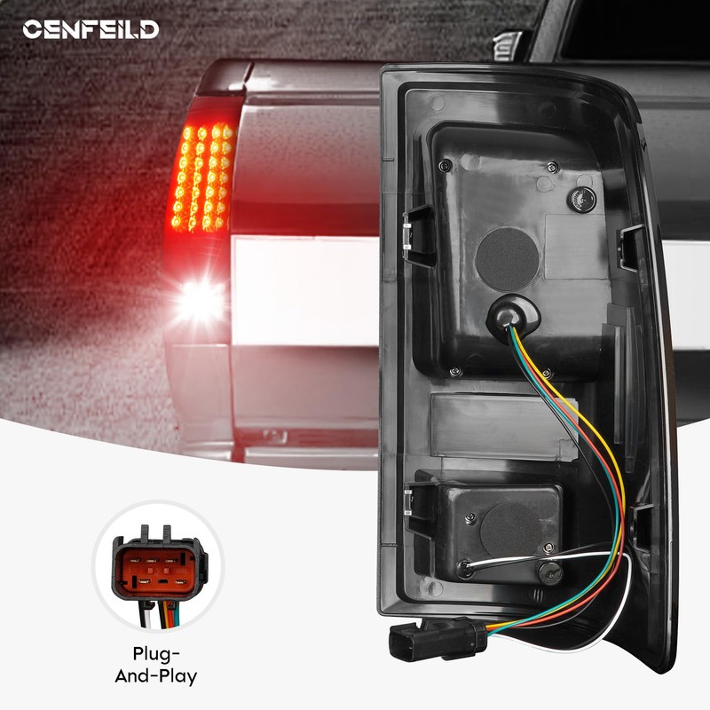 Cenfeild Tail Lights Assembly [LED Kit] + 3rd Third Brake
