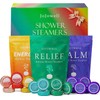 Shower Steamers Aromatherapy - 18 Pack Shower Bombs Birthday Gifts for Women, Stocking Stuffers for Women Organic with Eucalyptus Mint Lavender Watermelon Grapefruit Essential Oils Stress Relief