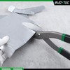 INJOYTEC 14 Inch Tin Snips Metal Cutters with Flat Blade