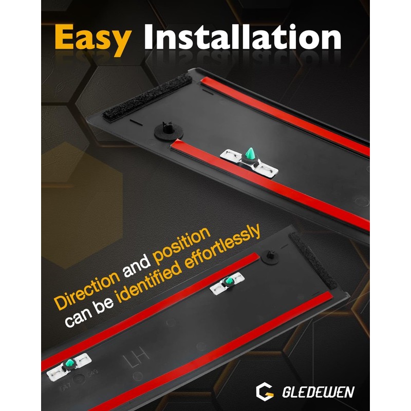B-Pillar Trim Molding, Compatible with 2019-2026 Ram 1500 DT, Left
