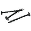 4.8mm x 120mm Black Phosphate Phillips Countersunk Drywall Screws Plasterboard Wood Screw Bugle Head (Pack of 50)
