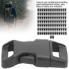 100Pcs Quick Side Release Buckles Plastic Heavy Duty Strap Clip