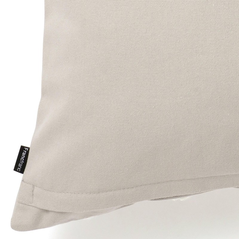 Francfranc Franc Emb Flower Cushion Cover 45x45cm Gray (C-051)