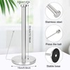 Kitchen Roll Holder, Silver Kitchen Roll Holder Standing with Clamping