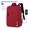 Bluelander 4 Mochilas Antirrobo Laptop Impermeable Con Puerto