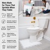 Tinkle Mat Disposable Toilet Commode Mat – Super Absorbent, Deodorizing
