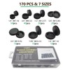 170 Pcs Rubber Grommets Firewall Hole Plug Set Electrical Wire