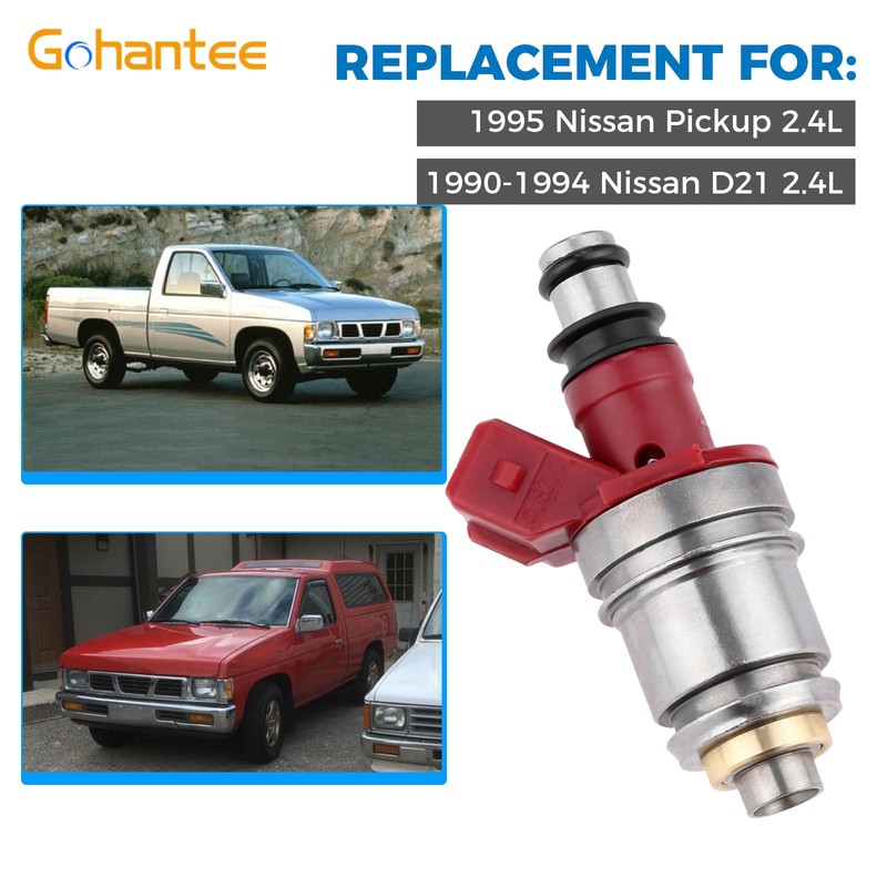gohantee Fuel Injectors 16600-86G00 Replacement for Nissan Pickup 2.4L 1995