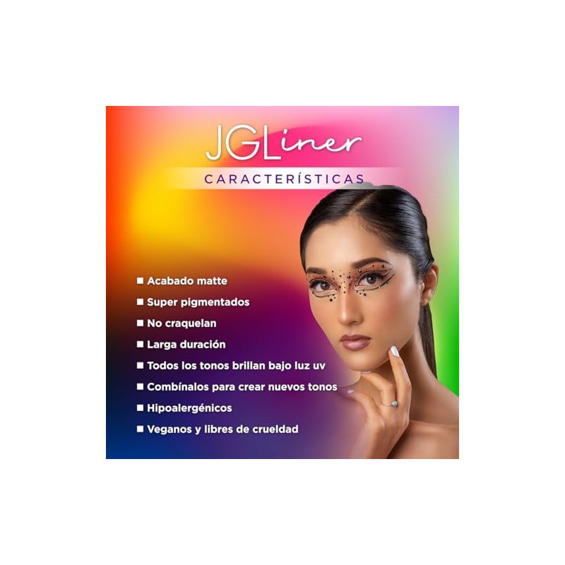 Colección 7 tonos de delineadores Split UV JGLiner
