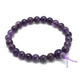 Amethyst Power Bead Bracelet