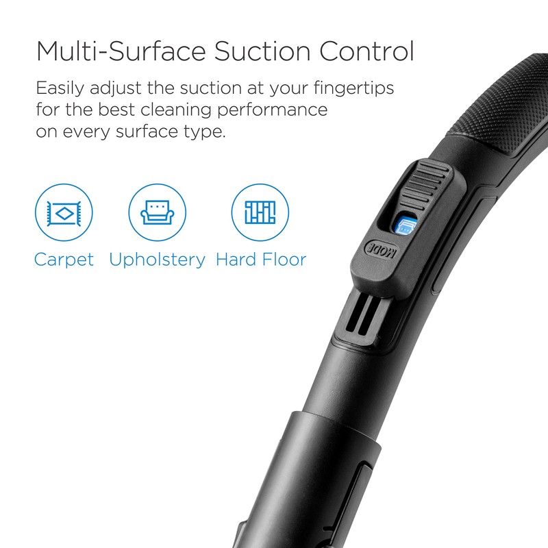 Eureka Bagless Canister Vacuum Cleaner, Lightweight Vac for Carpets and