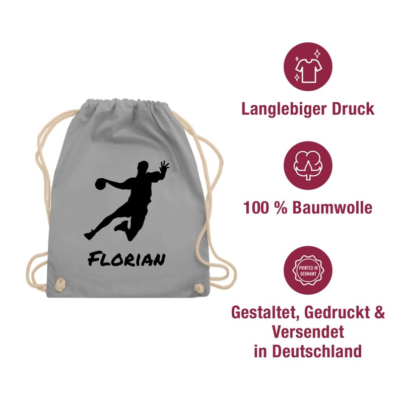 Geschenk mit Namen personalisiert by Shirtracer - Gym Bag Backpack