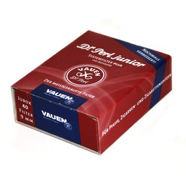 Dr. Perl Filter Junior Activated Carbon Filter Large 9 mm Jubox 5 x 40 Carbon Red 10 x 8 x 5 cm