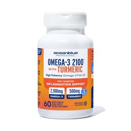 Ocean Blue Aceite de Pescado Omega-3 Triple Potencia 2100                                                                                             