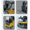KNACKTOYZ Remote Control Forklift with Flatbed Truck, 11 Channel RC