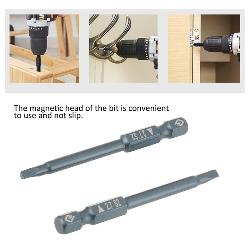 Triangular Screwdriver Bit, Head Screwdriver Bit, Screwdriver Bits, 10 Pieces