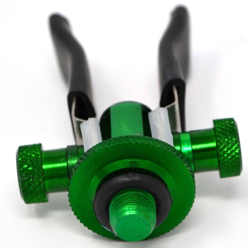 Phoxinus Anodised Aluminium Butt Rests. Adjustable rod rests to suit