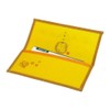 Mode Delacasa 037025 Money Passbook Case, Large Black, yellow