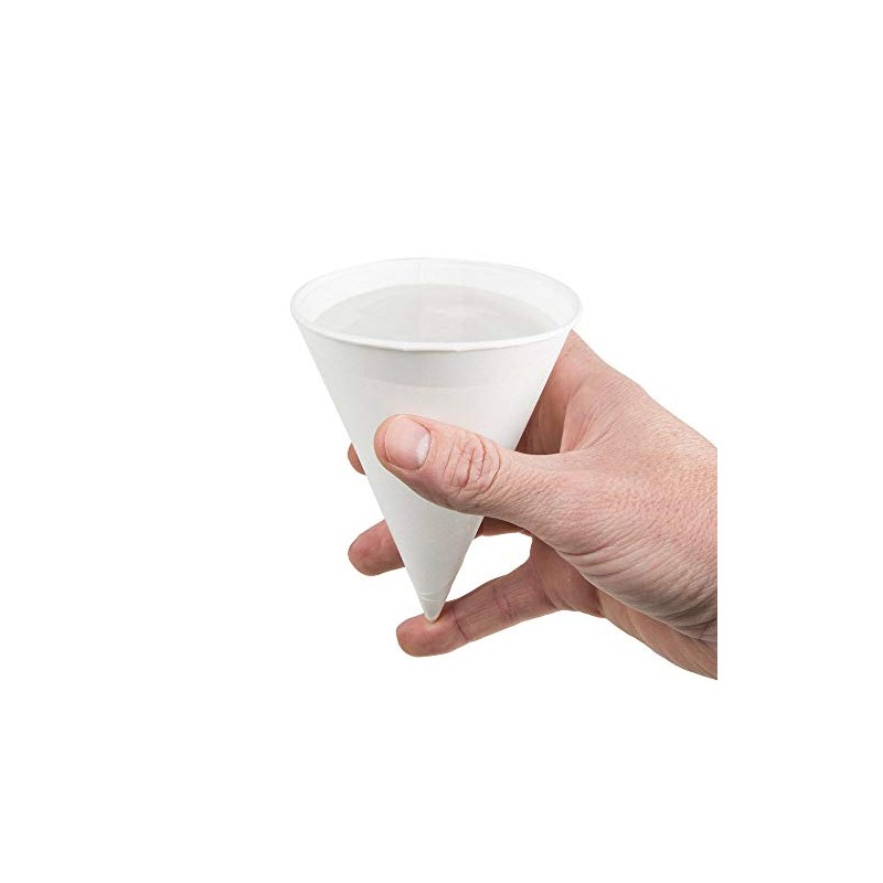 5000 Water Cones for Offices Work Schools Hospitals 4oz White