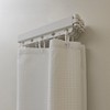 Foldable bathroom shower curtain (100-120cm)