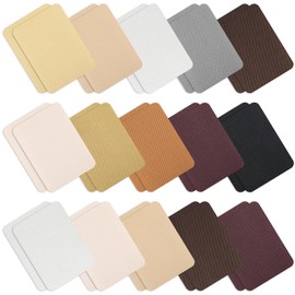 Tatuo 30 Pieces Iron on Patches for Clothing Repair Fabric Patches Iron on for Denim Jean Repair Decorating Kit Canvas Fabric for Puffer Down Jacket(Regular Color)