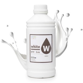 CISinks Premium DTF Ink Bottle Refill Set 1000ML- Direct to Film Heat Transfer Printing, Conversion Kit, Compatible w/DTF Film-White