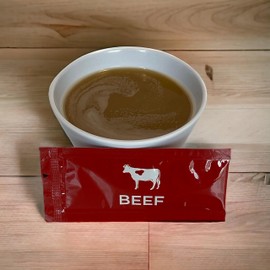 Savory Choice Reduced Sodium Beef Broth Concentrate, 50 Stick Packs (9.6g Each) Each Pack Makes 1 Cup Broth