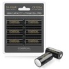 POWEROWL CR123A 3V Lithium Battery 6 Count, High Capacity 123