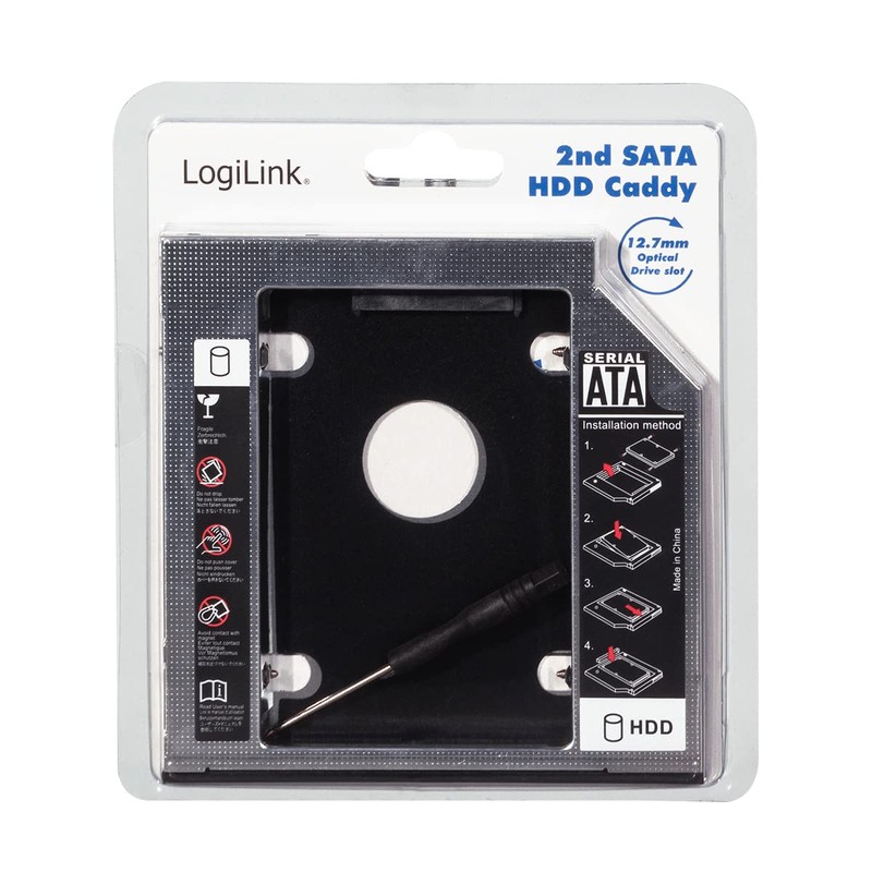 LogiLink HDD Caddy frame Adapter 12,7mm SATA HDD, AD0016 (SATA