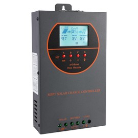OOYCYOO Solar Charge Controller 40A 12V24V36V48V Auto Max 160V PV Input Parameter DC Input MPPT Charge Controllers for Solar Panels Adjustable LCD for Gel Sealed Flooded Lithium Battery