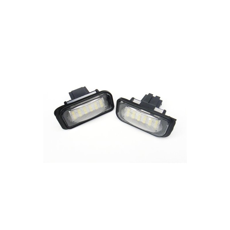 2x LED Licence Number Plate Light White Canbus For MB