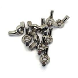 M8 Wing Nut DIN315, A4 (316) Stianless Steel (Pack of 10)