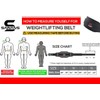 Weight Lifting Belt for Gym Fitness Training Double Strength Neoprene