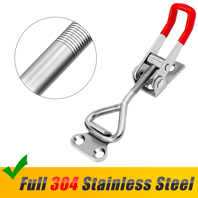 houya 4 Pack Toggle Latch Clamp 4001 Adjustable 304 Stainless