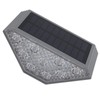 Solar Step Lamp Warm Light Button Light Sensor Control IP67
