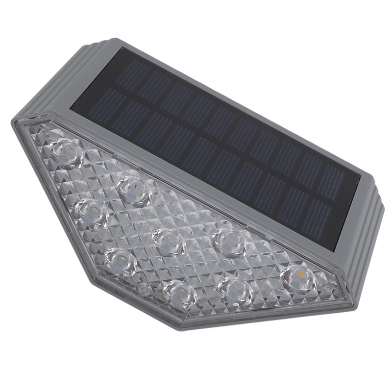 Solar Step Lamp Warm Light Button Light Sensor Control IP67