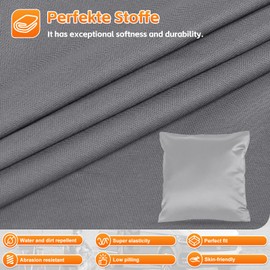 Motorhome Fitted Sheet Rear Bed Bunk Bed Roof, Replacement for VW Grand California 600, Motorhome Protective Cover, Folding Bed Fitted Sheet for Camping Transporter, Grey