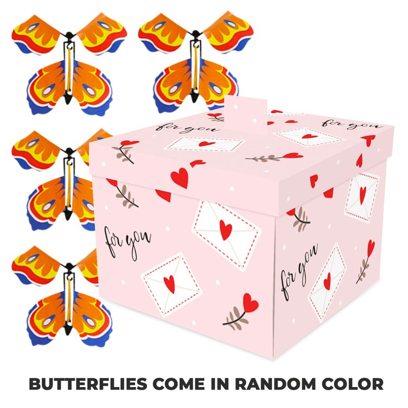 FETTIPOP DIY Gift Box Butterfly Explosion (Love) 8.5 x 14