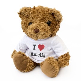 NEW - I LOVE AMELIA - Teddy Bear - Cute And Cuddly - Gift Present Birthday Xmas Valentine