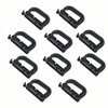 Tactical D-Ring Carabiner for Hiking/Military/EDC - Lightweight Plastic Mountain Carabiner