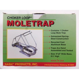 Nash 6 Nash Choker Loop Mole Trap Made In USA CL-1 (6 Pack)