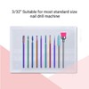MelodySusie Diamond Bits Set Professional Grinding Body Grinding Head Nail