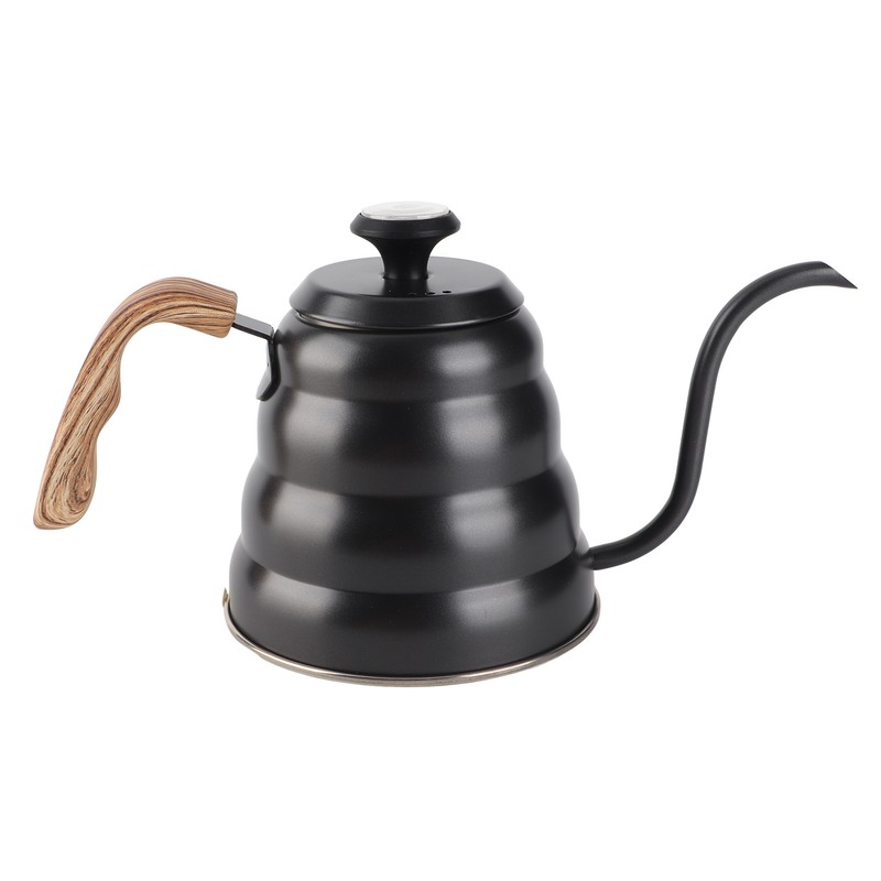 1.2L Stainless Steel Tea Coffee Kettle with Thermometer Gooseneck Spout